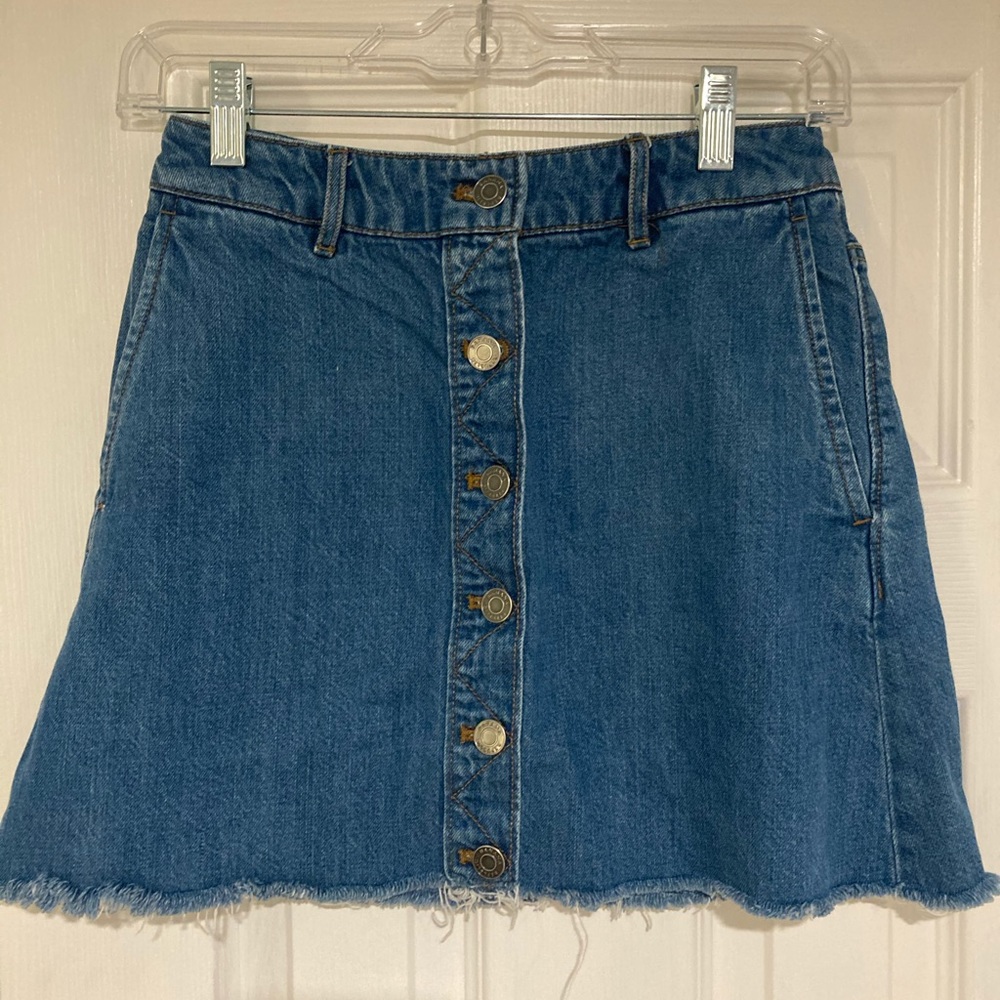 Denim Mini Skirt